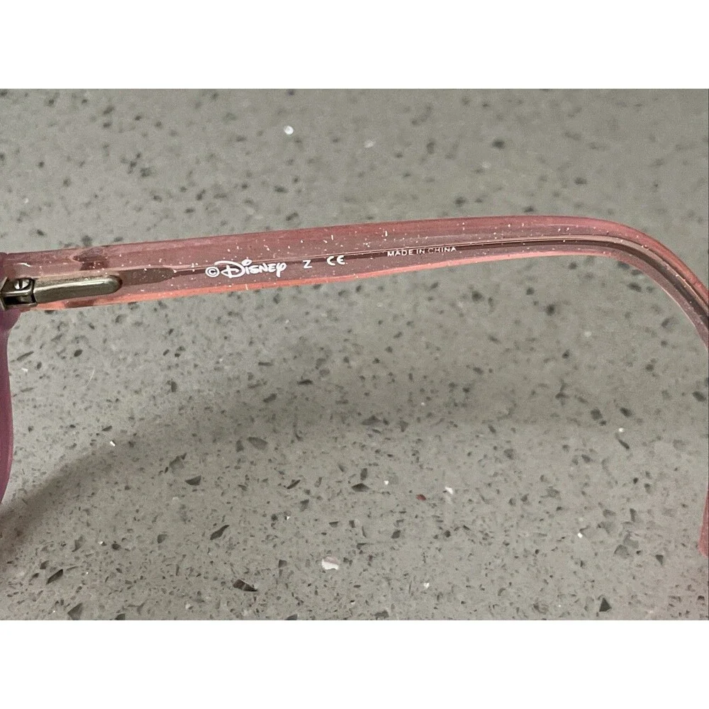 Disney Kids Eyeglasses Frames ONLY 3E 1443 Purple Pink Glitter Sparkle 48-13-130